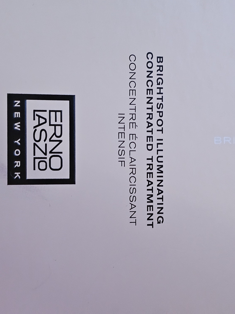 Erno Laszlo Black and White Brightspot Illuminating Concentrated Treatment